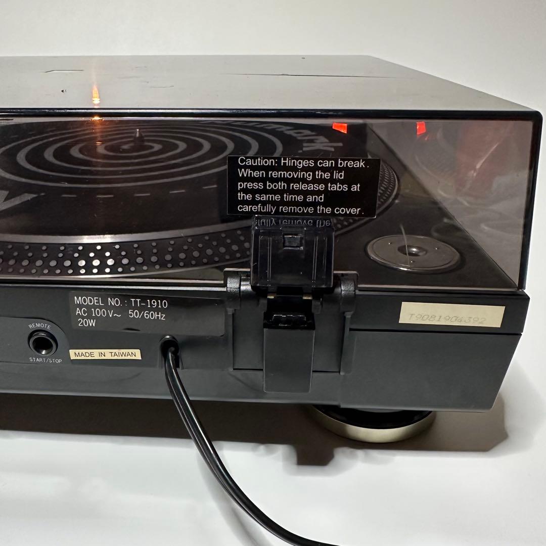 ① Numark TT-1910 ダイレクトドライブターンテーブ ル - メルカリ