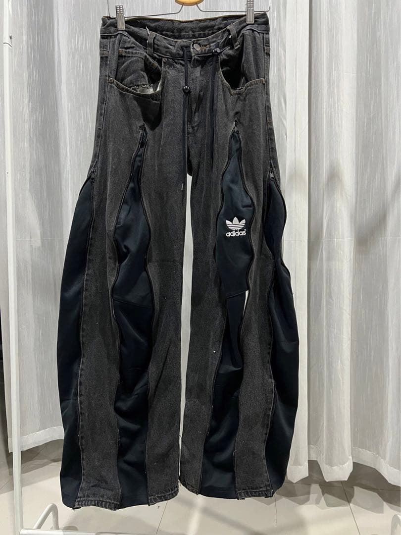 4ジッパーデニム adidas - メルカリ