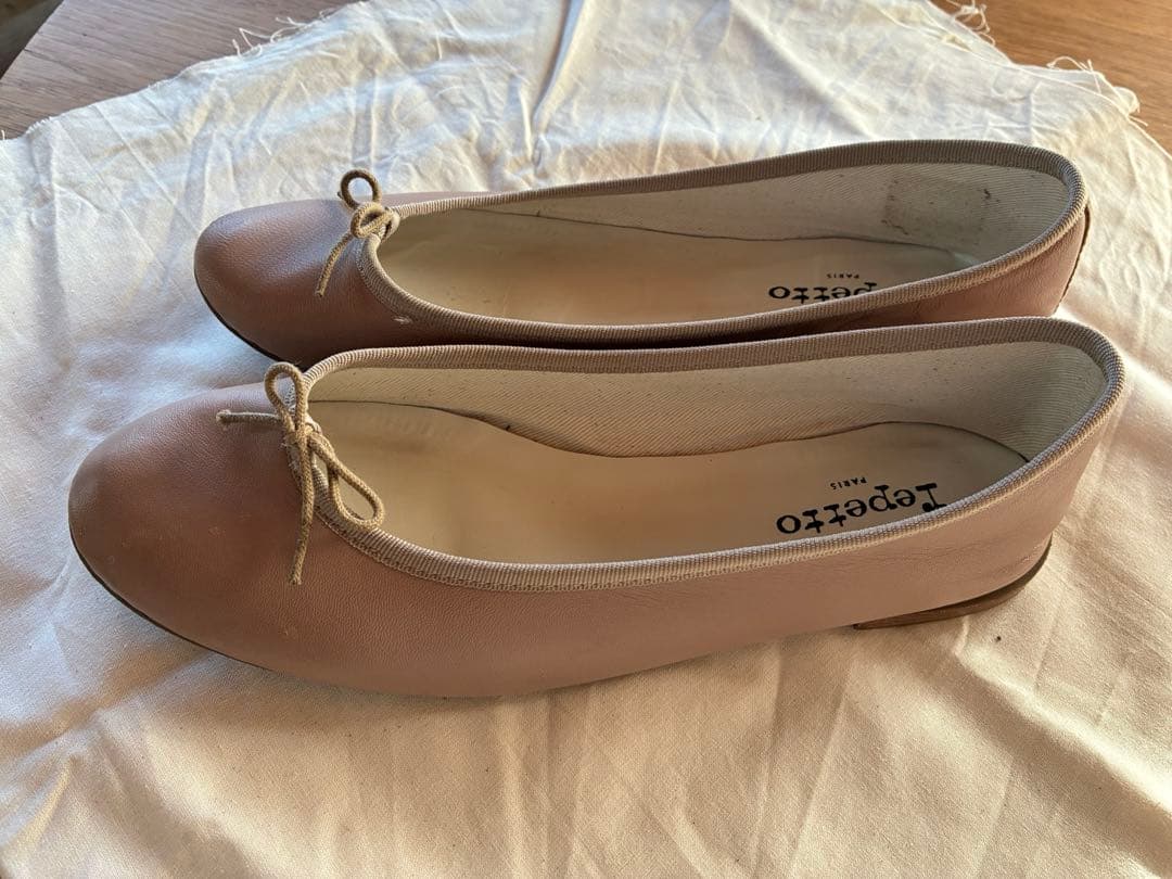 Repetto ベージュ バレエシューズ フラット　41 Repetto レペット repetto BRIGITTE （ベージュ） -靴＆ファッション