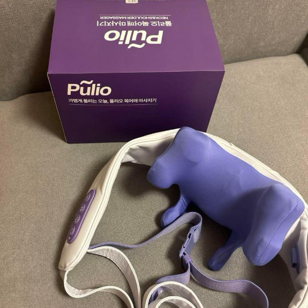 プリオ pulio 首肩マッサージ機 韓国 - メルカリ