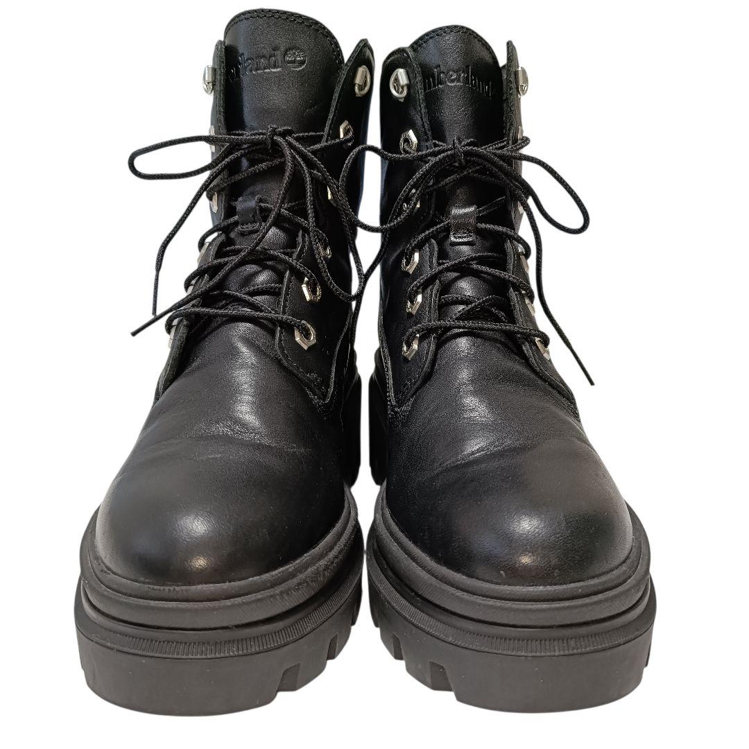 Timberland ティンバーランド エヴァーリー 厚底ブーツ 24.5 黒 - 靴