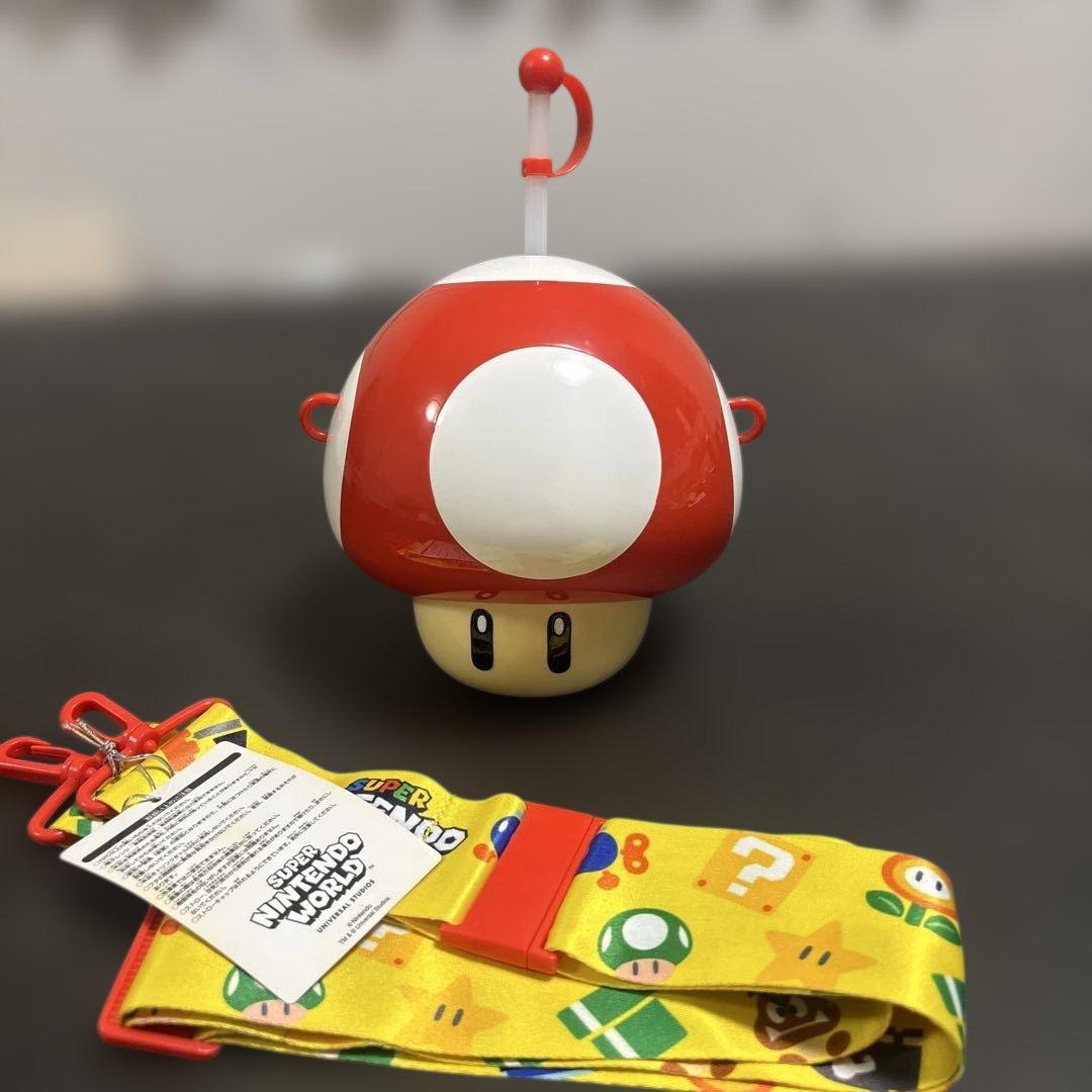 USJ限定 ドリンクボトル ストラップ付き スーパーマリオ スーパー