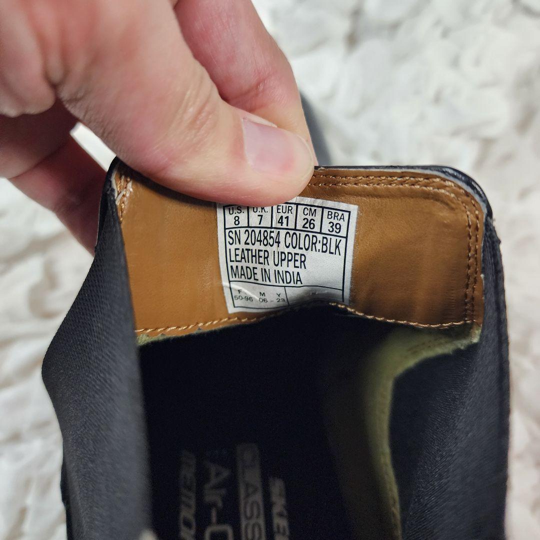 ガレ海様専用未使用 スケッチャーズ ミラー ボリス サイドゴア レザー