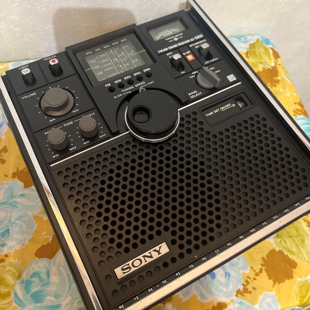 動作美品！○SONY スカイセンサ－ ICF5800 ○昭和のBCL傑作機！ - メルカリ
