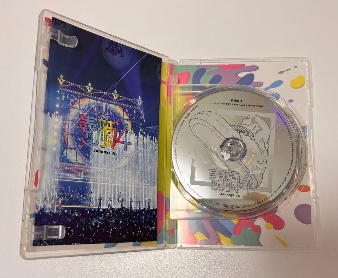 素顔4 ジャニーズJr.盤 東京ドーム公演収録 2020年発売 DVD2枚組
