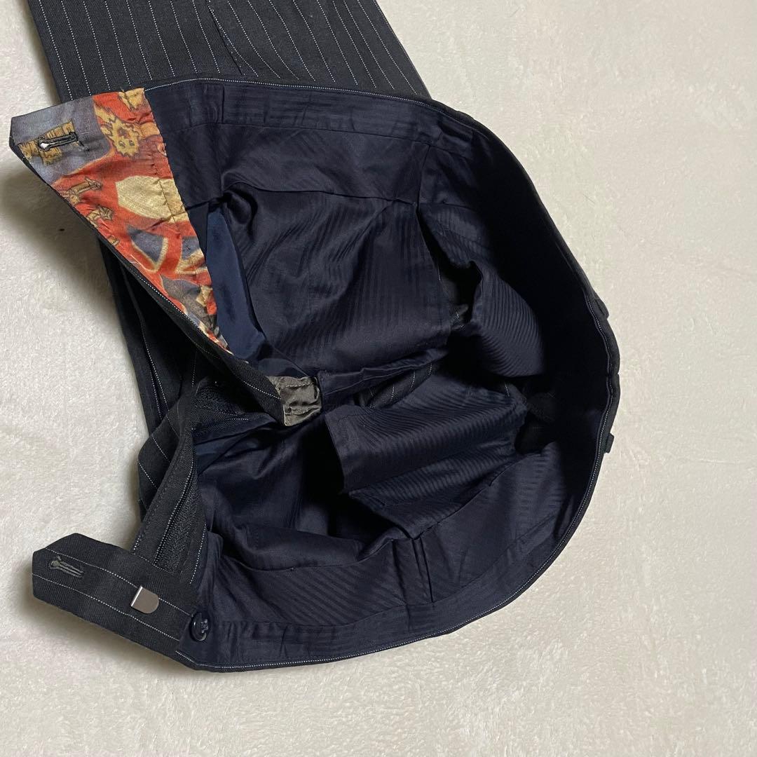 Paul Smith ポールスミス裏地総柄 国旗 ストライプ スーツ