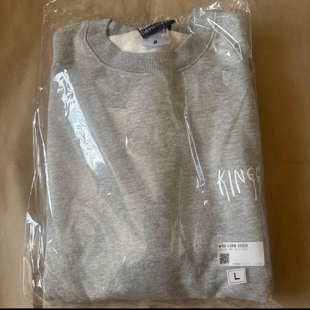 未開封】 King Gnu ツアーグッズ スウェット グレー Lサイズ - メルカリ