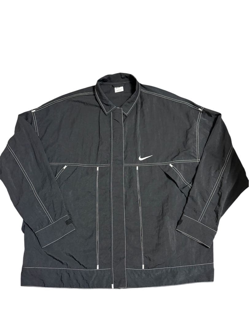 Nike /ブラック/ナイロンジャケット/XL/Y2K/シティーボーイ - メルカリ