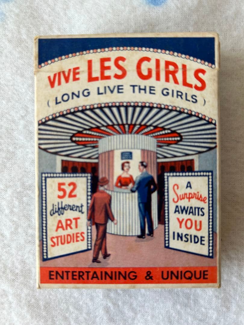 80年代未使用品Vive Les Girls Playing Cardsトランプ 80年代未使用品VIVE LES GIRLS トランプ 80年代未使用品Vive Les Girls