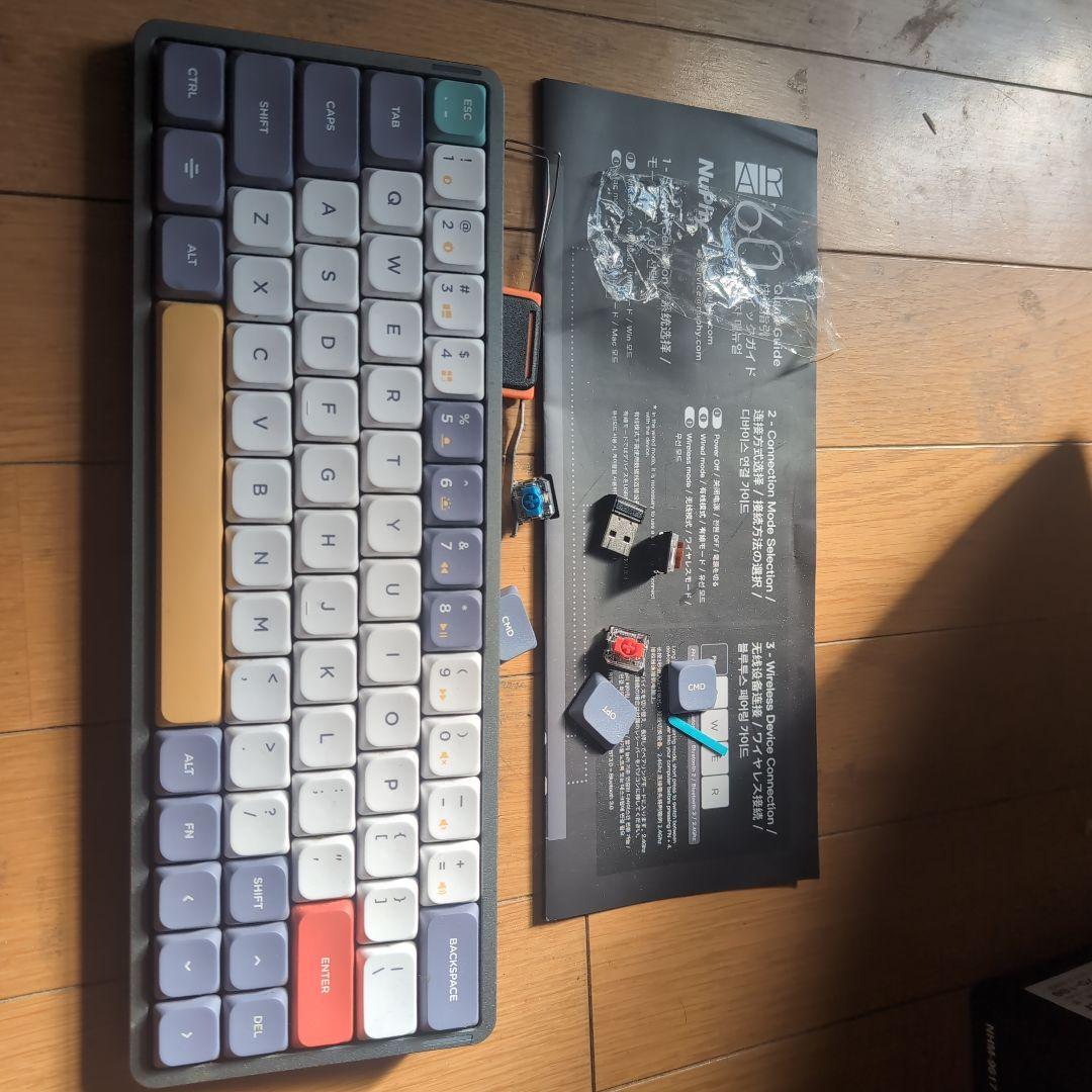 Nufy 60 キーボード 本体 発売情報】NuPhy Air60 HE ロープロファイル磁気スイッチゲーミング
