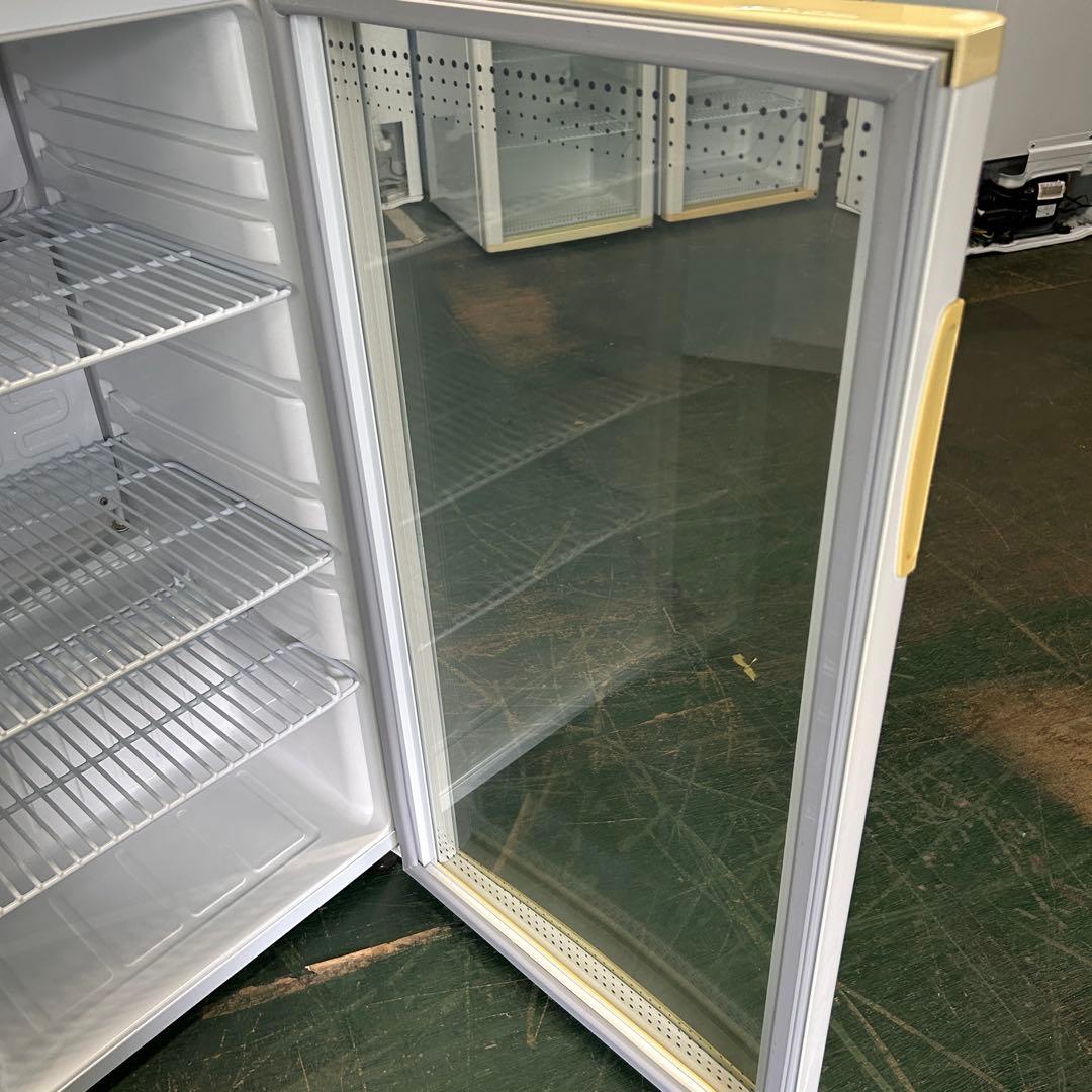 122業務用 冷蔵ショーケース オフィスコンビニ XW-105 左右開き 小型