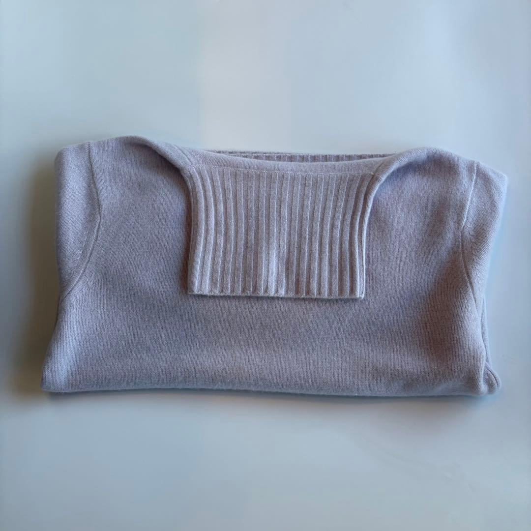 田中さんのセーター ARROW57. カシミヤセーター トックリ ラベンダー M