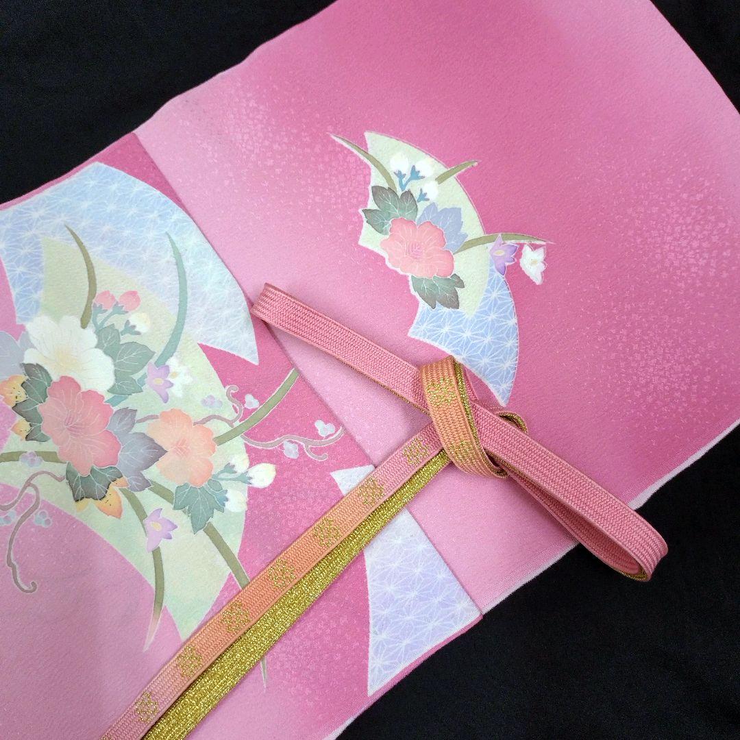 802 半額セール ブランドもの 美品 染分け暈し 洗える訪問着 4点フル