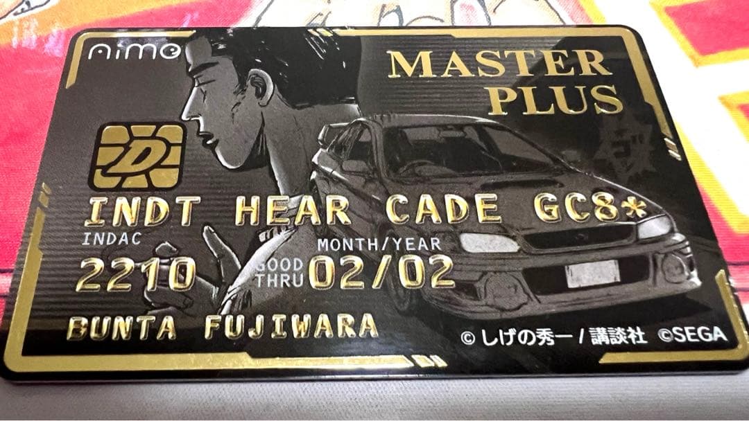 美品未使用品】頭文字D 限定 Aime ブラック - メルカリ