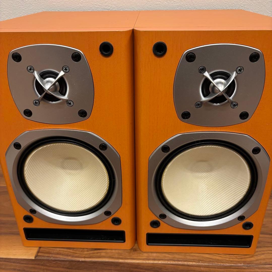 ONKYO スピーカー ペア D-N7TX 木目 動作品 ブックシェルフ - メルカリ