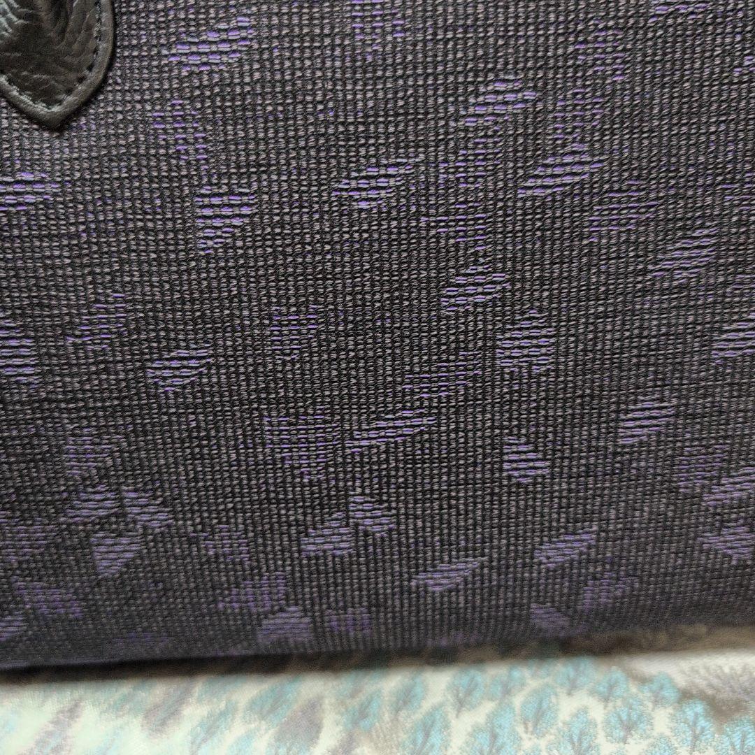 高級利休バック 黒紫花弁 シンプル トートバッグ 和装バッグ新品