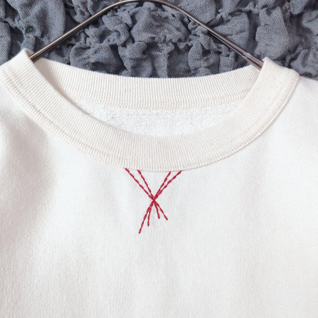 快晴堂 3飛び裏起毛 無地 Girl'sトレーナー 生成り 大きめ - メルカリ