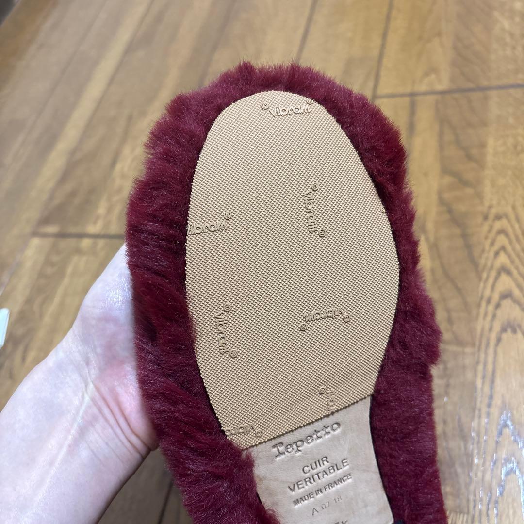 専用※【未使用】レペット ファー バレエシューズ 37.5 - メルカリ