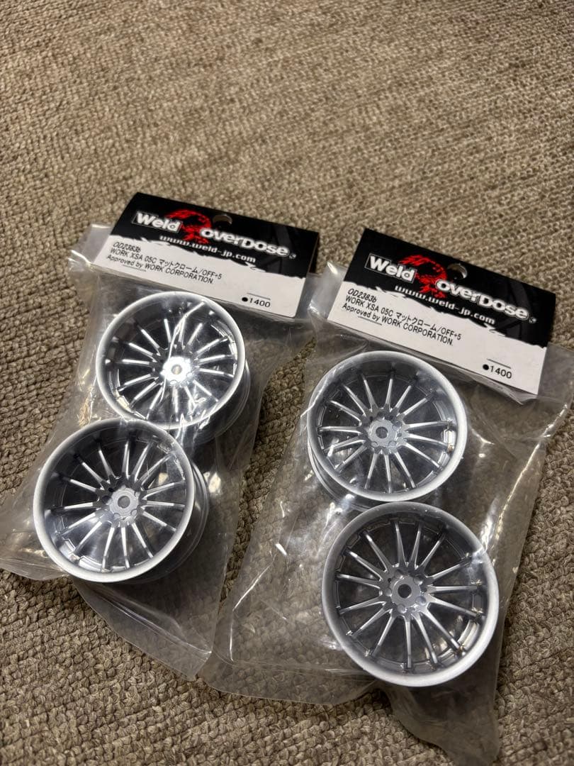 Overdose ホイール オーバードーズ マットクローム オフセット5 深リム
