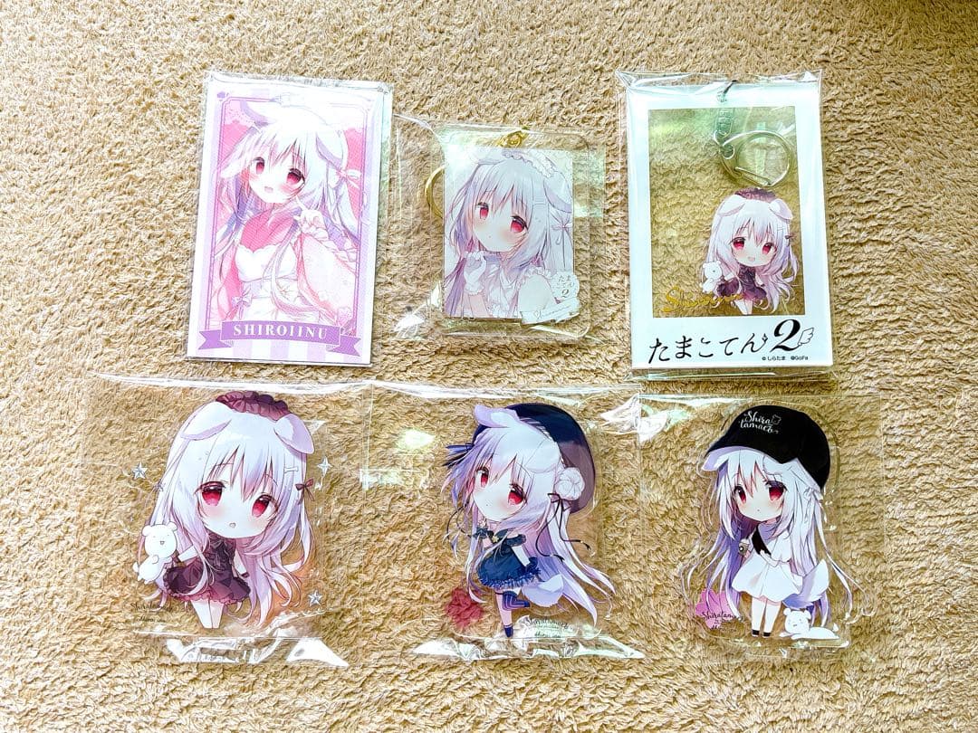 しらたま しらたまこ しろいいぬ アクスタ - メルカリ