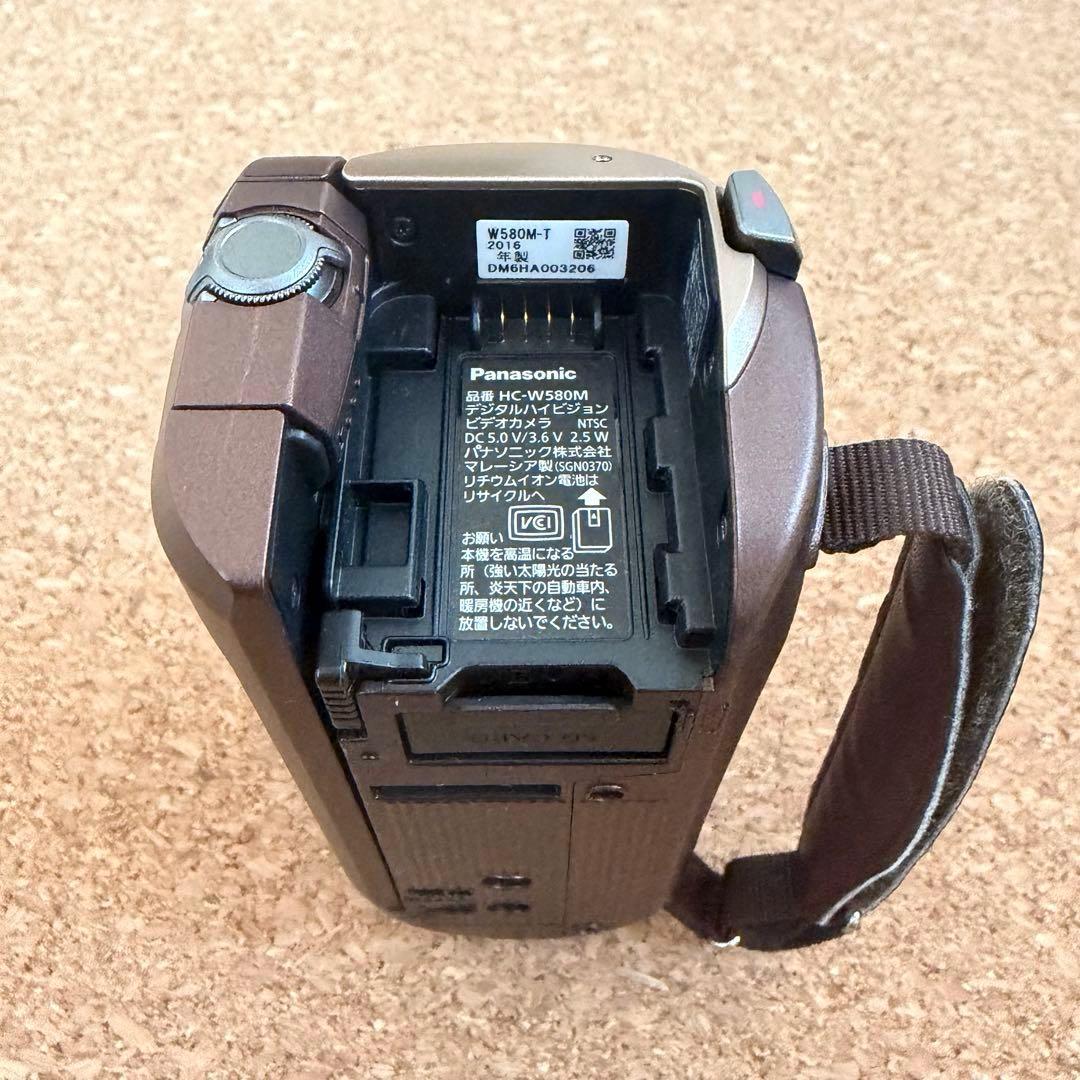 パナソニック HDビデオカメラ W580M 32GB サブカメラ搭載 付属品一式