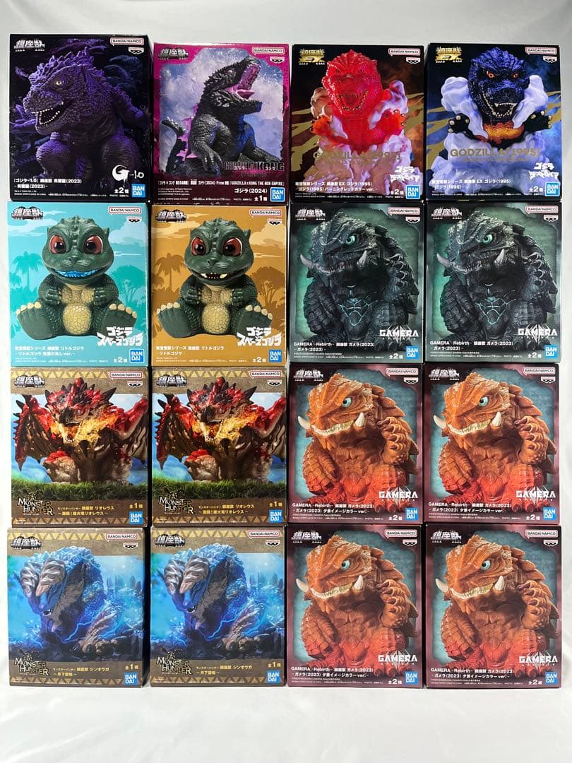 【16体セット】東宝怪獣シリーズ 鎮座獣 ゴジラetc まとめ売り 東宝怪獣シリーズ 鎮座獣 ゴジラ（1954）│株式会社BANDAI SPIRITS