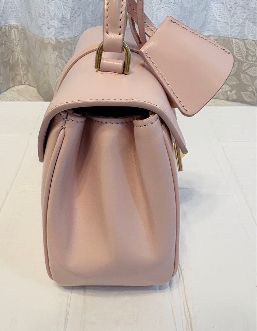 美品】CELINE セリーヌ セーズ ミニ16 パステル ピンク ショルダー