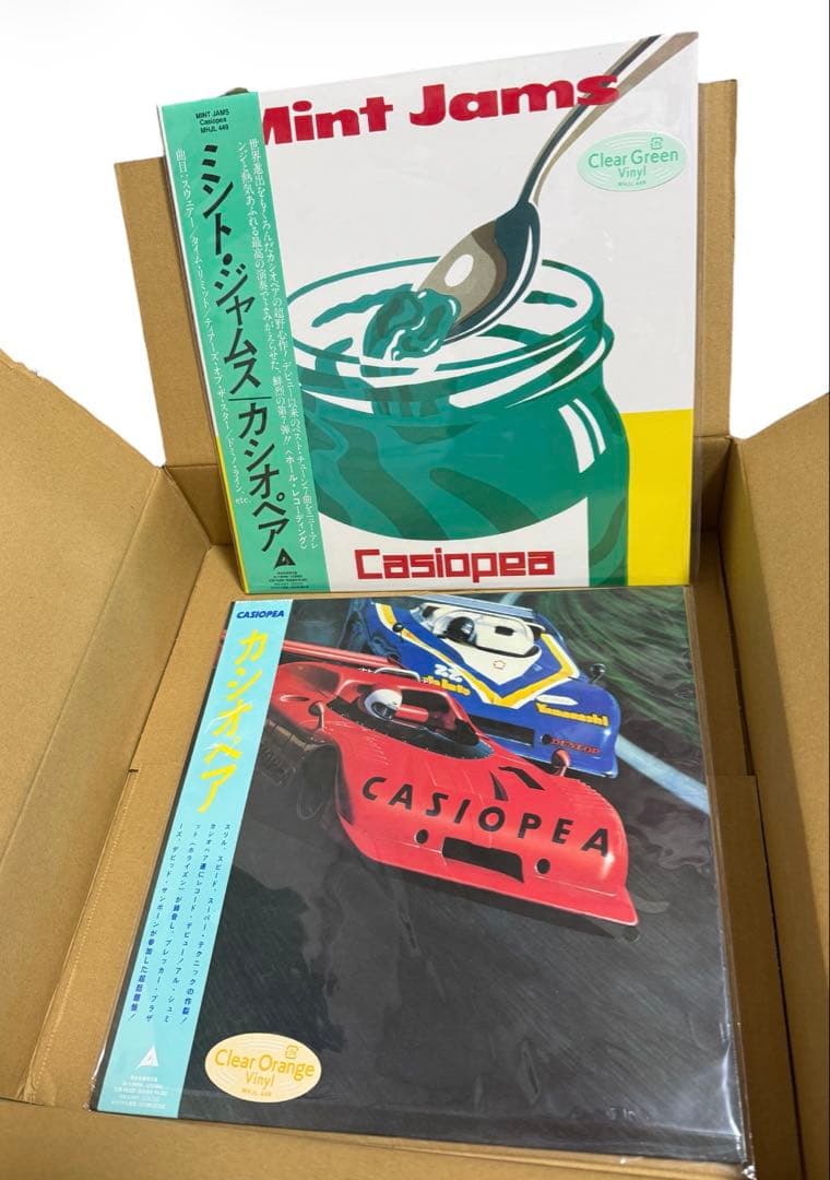 Casiopia Mint Jam クリアグリーン・オレンジレコード カシオペア