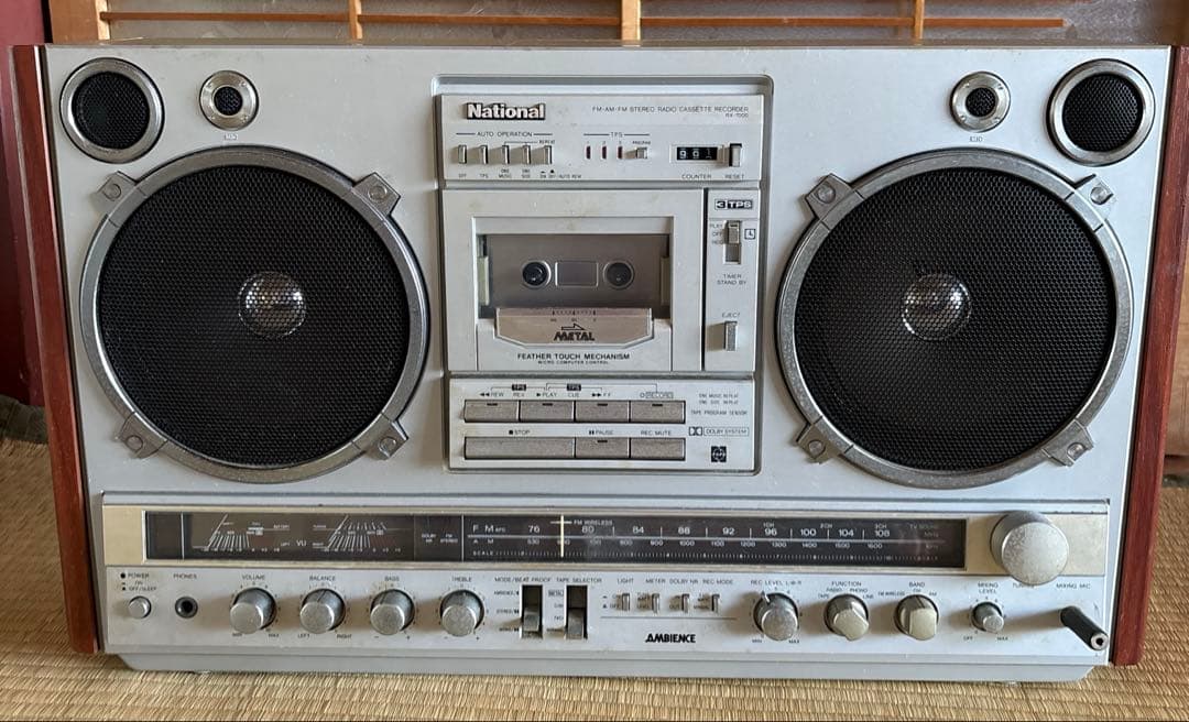National ラジカセRX-7000☆ ラジカセ National AMBIENCE RX-7000 ナショナル アンビアンス AM FM
