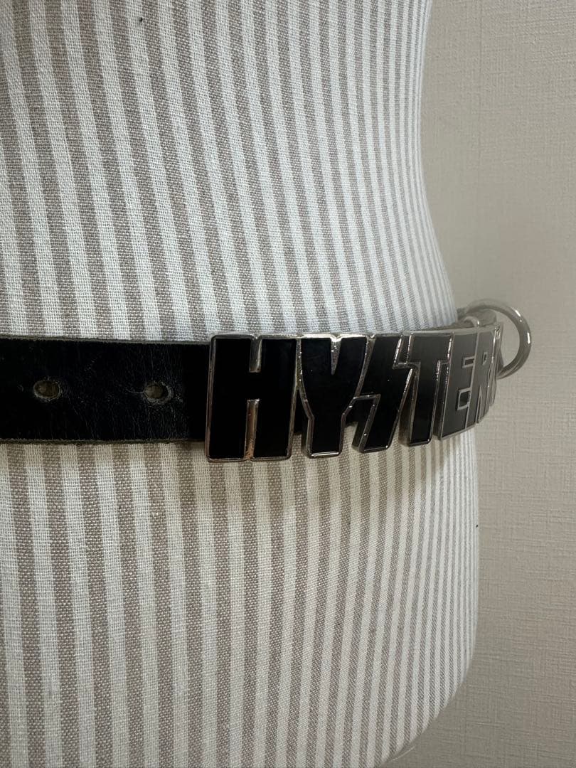 HYSTERIC GLAMOUR ロゴベルト ブラック ユニセックス