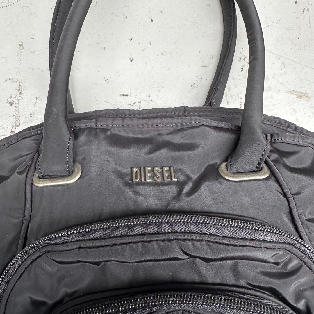 00s diesel handbag archive メタルロゴ ナイロンバッグ - メルカリ