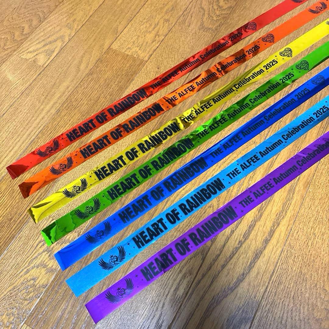 THE ALFEE アルフィー HEART OF RAINBOW 銀テ 銀テープ - メルカリ