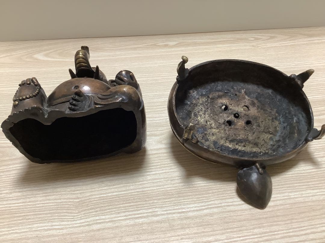 《 チベット密教　ヒンドゥー教　新品 》 ガネーシャ　インセンスバーナー　香炉