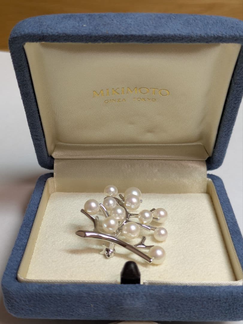 ミキモト ブローチ パール シルバー　幸福の木 ミキモト パールブローチ 幸福の木 ブローチ シルバー 入学式 卒業式