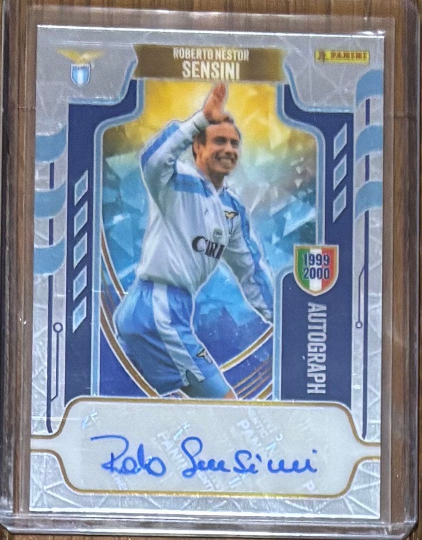 Panini ラツィオ ロベルト センシーニ 直筆サインカード - メルカリ