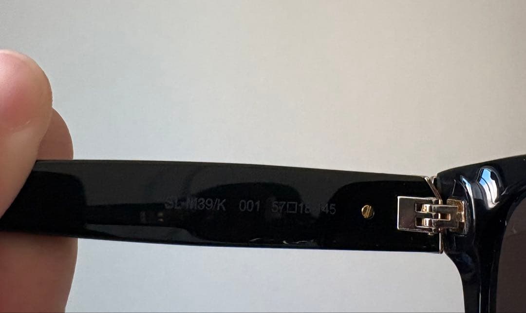 サンローラン YSL金具 サングラス SL M39/K ブラック - メルカリ