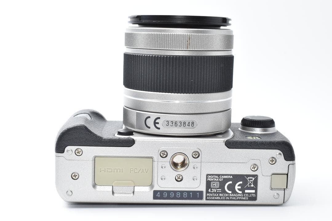 バッテリーx2付き】ペンタックス PENTAX Q7 シルバー レンズキット