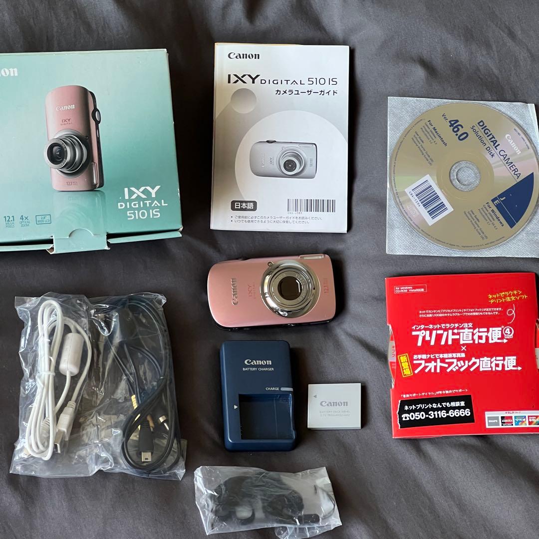 Canon IXY DIGITAL 510IS コンパクトデジタルカメラ ピンク - メルカリ