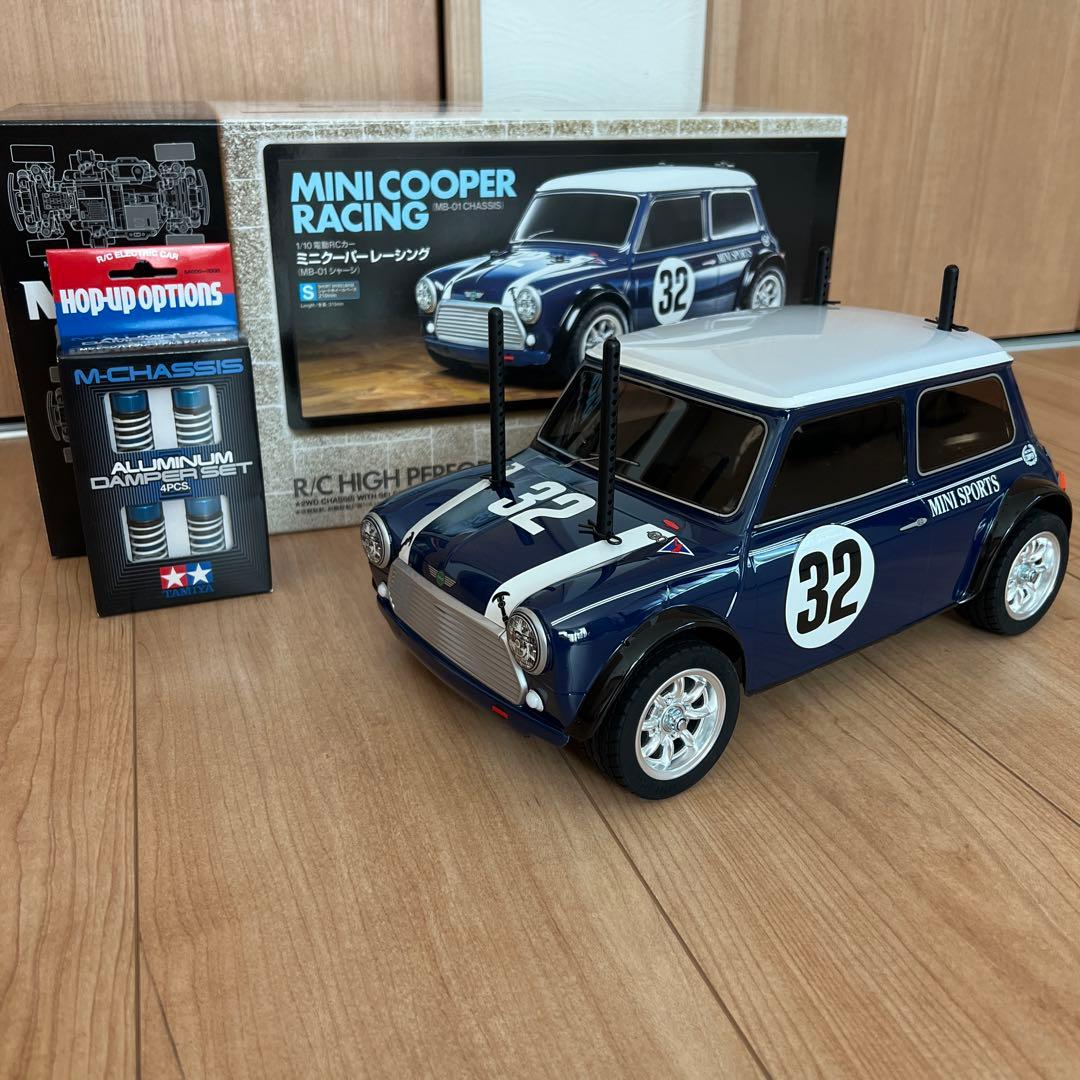 ユ*☆様 タミヤ ミニクーパー MB-01 未走行完成品⭐︎★ 2月25日ごろ再入荷分【タミヤ】1/10RC ミニクーパーレーシング (MB-01