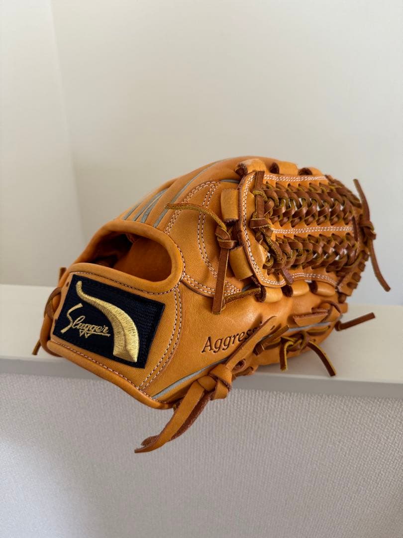 スラッガー Slugger Aggressor 軟式グローブ KSN-MS-1 久保田スラッガー軟式グラブ（KSN-MS-1 内野手) - 野球用品 セカンドベース