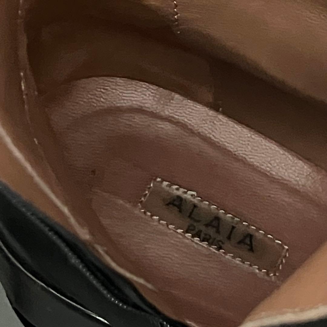 希少 ALAIA レザーロングブーツ ビンテージ アズディン・アライア