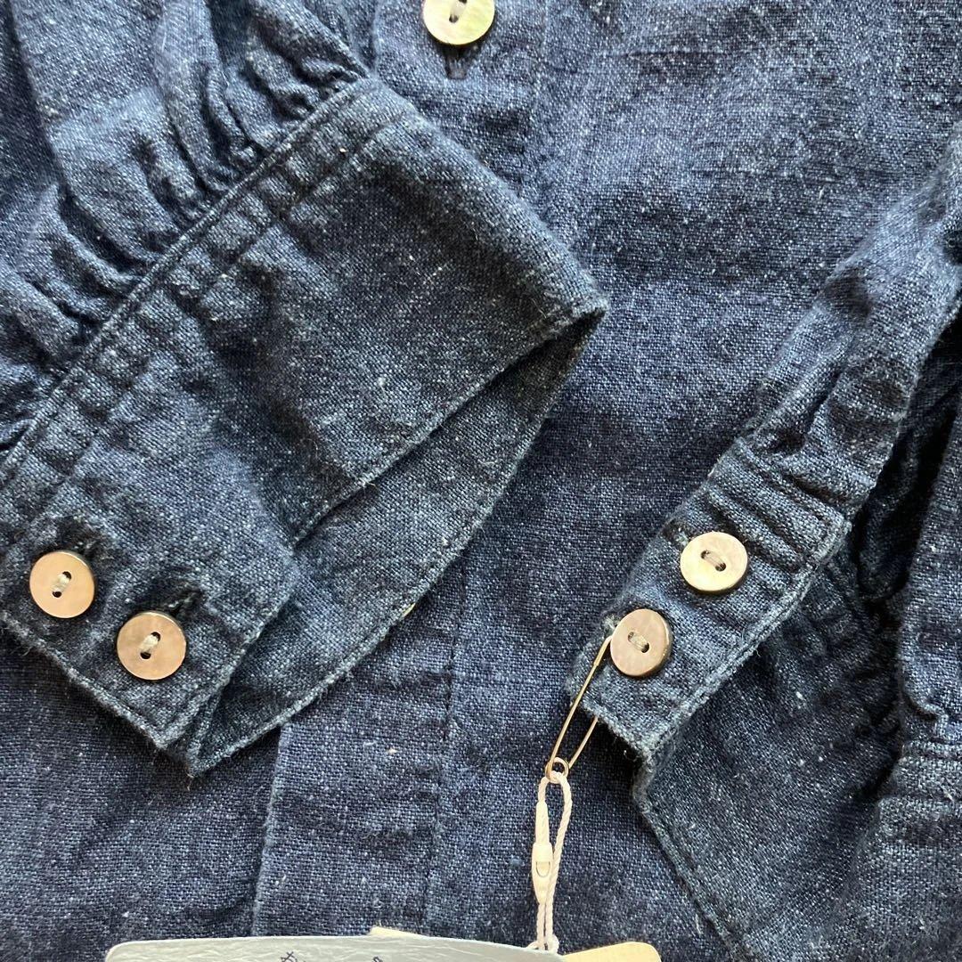 カスリラ 備後絣 長袖シャツ M〜L