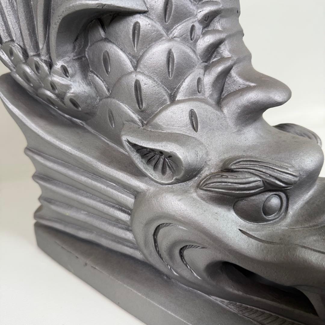 姫路城 構井一巳先生作 しゃちほこ 鯱 鯱瓦 瓦 対 2体セット 定価16万