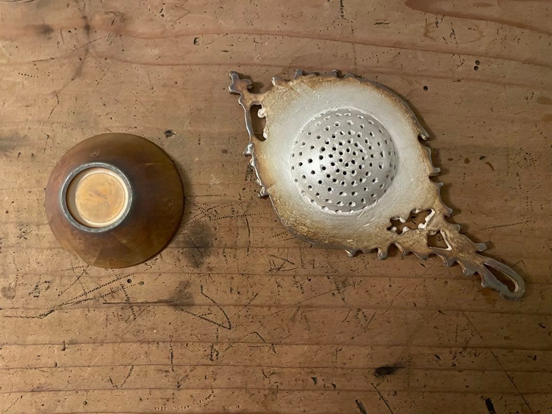 k*o様 伊藤剛俊 銀彩 ティーストレーナー