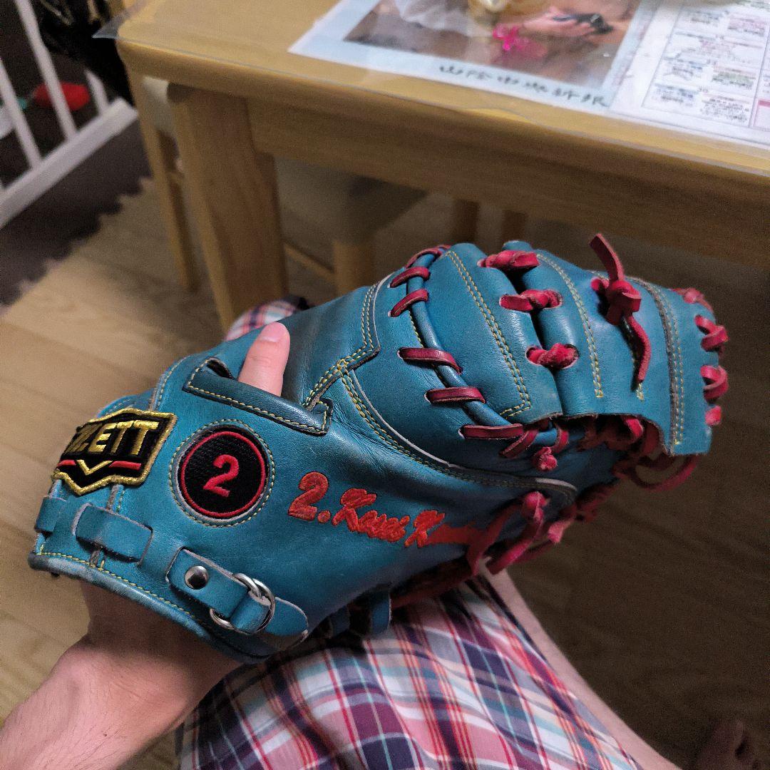 レザークラフト 青 赤 スポーツグローブ サイズ2 玉澤 TAMAZAWA 硬式 グローブ [外野手用] サイズ：31cm 08型 ステア