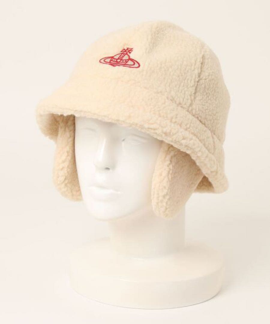 Vivienne Westwood ヴィヴィアンウエストウッド ボアハット 帽子 Vivienne Westwood（ヴィヴィアンウエストウッド）の「ﾘｻｲｸﾙﾎﾟﾘｴｽﾃﾙﾎﾞｱ