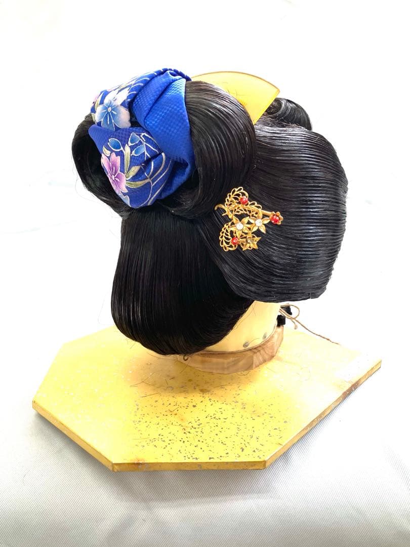 銀杏返し(黒髪、生え際網無しタイプ)中サイズ、中古舞踊かつら、大衆演劇かつら Amazon.co.jp: 日本髪かつら 銀杏返し 演劇 芸者 舞台 舞踊 : ビューティー