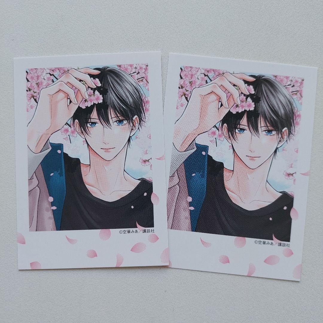 たまらないのは恋なのか 特典 イラストカード チェキ風カード 4枚 空華