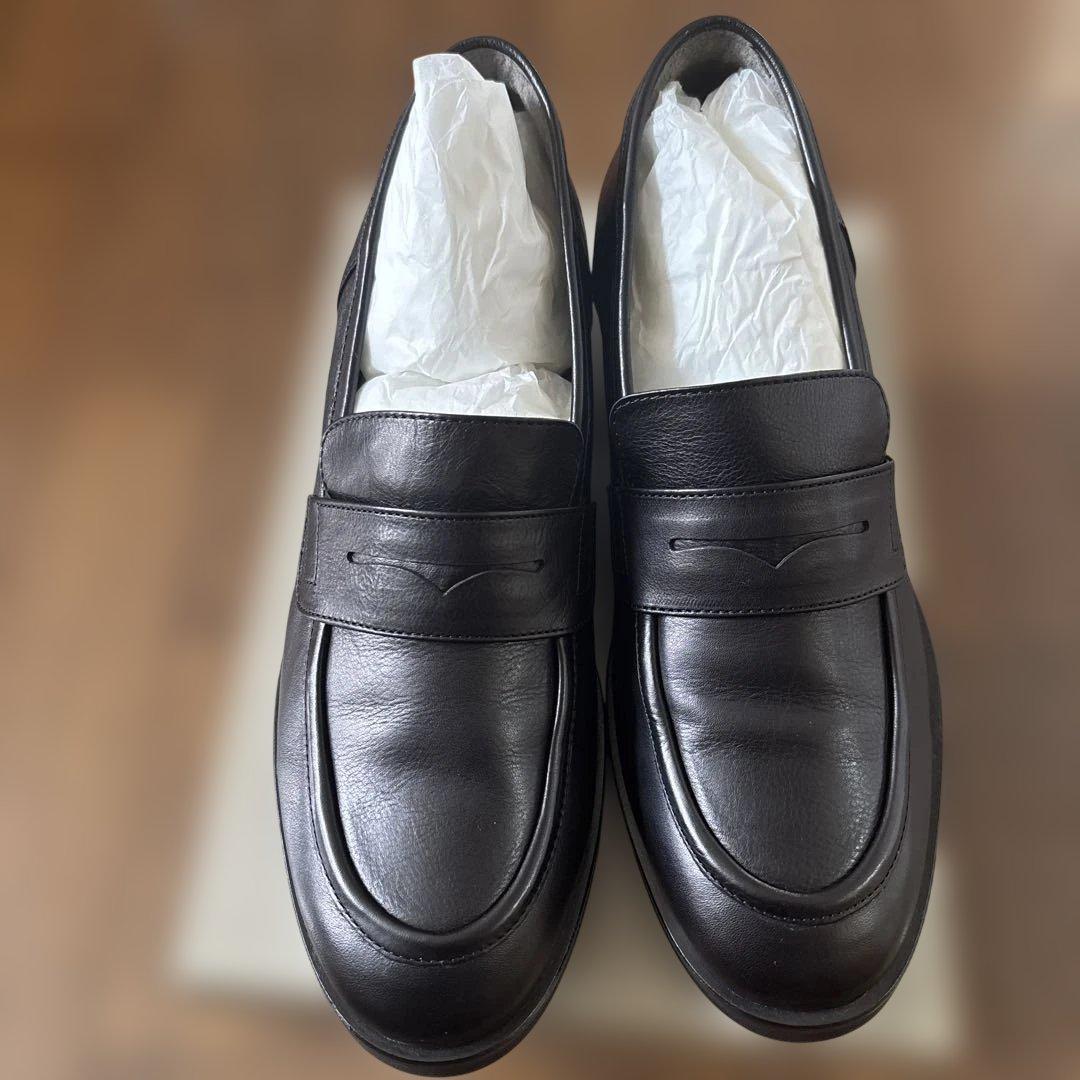 新品 MARGARET HOWELL idea ブラックローファー - メルカリ