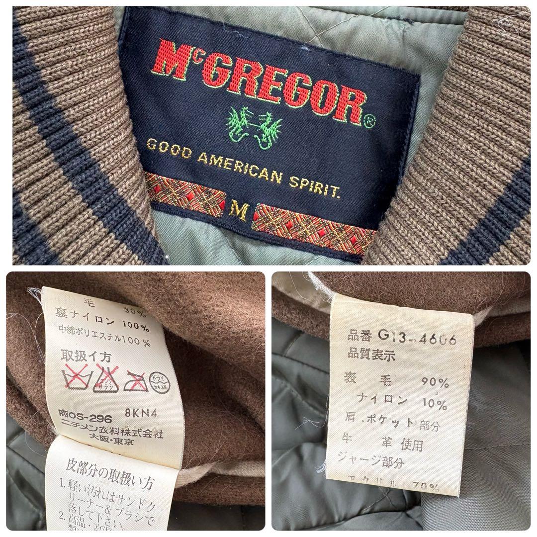 McGREGOR】 80s マクレガー スタジャン ヴィンテージ ワッペン刺繍